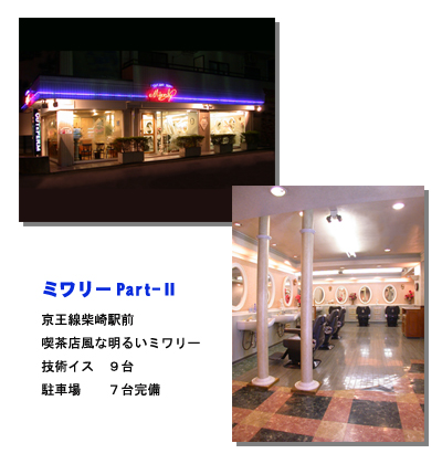 �w�A�[�T���� �~�����[ part �U�̊O���ƓX��